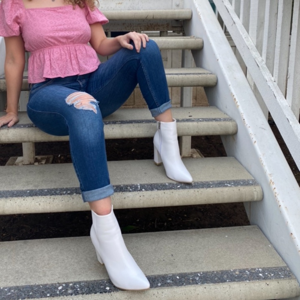 White boots